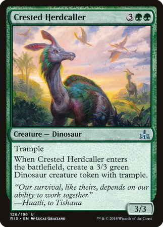 Crested Herdcaller [Rivals of Ixalan] | Exor Games Truro