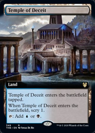 Temple of Deceit (Extended Art) [Theros Beyond Death] | Exor Games Truro