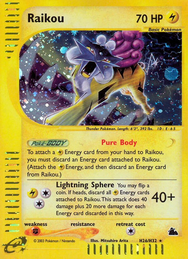 Raikou (H26/H32) [Skyridge] | Exor Games Truro