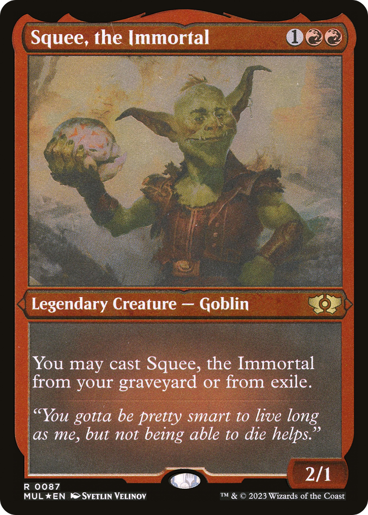 Squee, the Immortal (Foil Etched) [Multiverse Legends] | Exor Games Truro