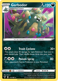 Garbodor (111/185) [Sword & Shield: Vivid Voltage] | Exor Games Truro