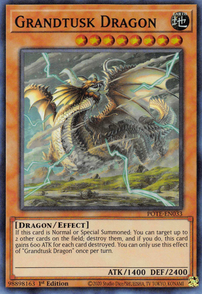 Grandtusk Dragon [POTE-EN033] Super Rare | Exor Games Truro