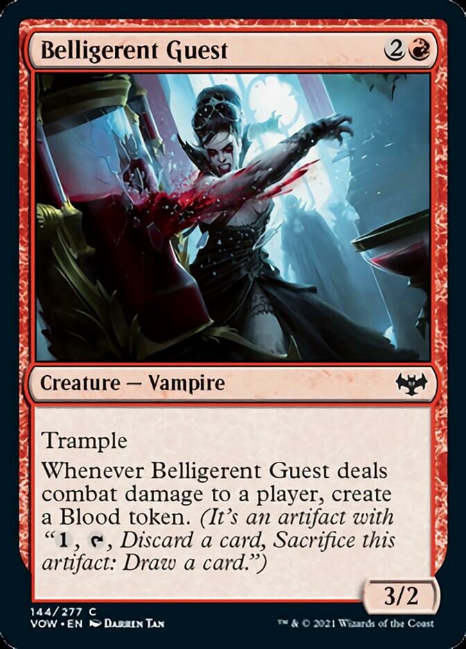 Belligerent Guest [Innistrad: Crimson Vow] | Exor Games Truro