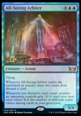 All-Seeing Arbiter [Streets of New Capenna Prerelease Promos] | Exor Games Truro