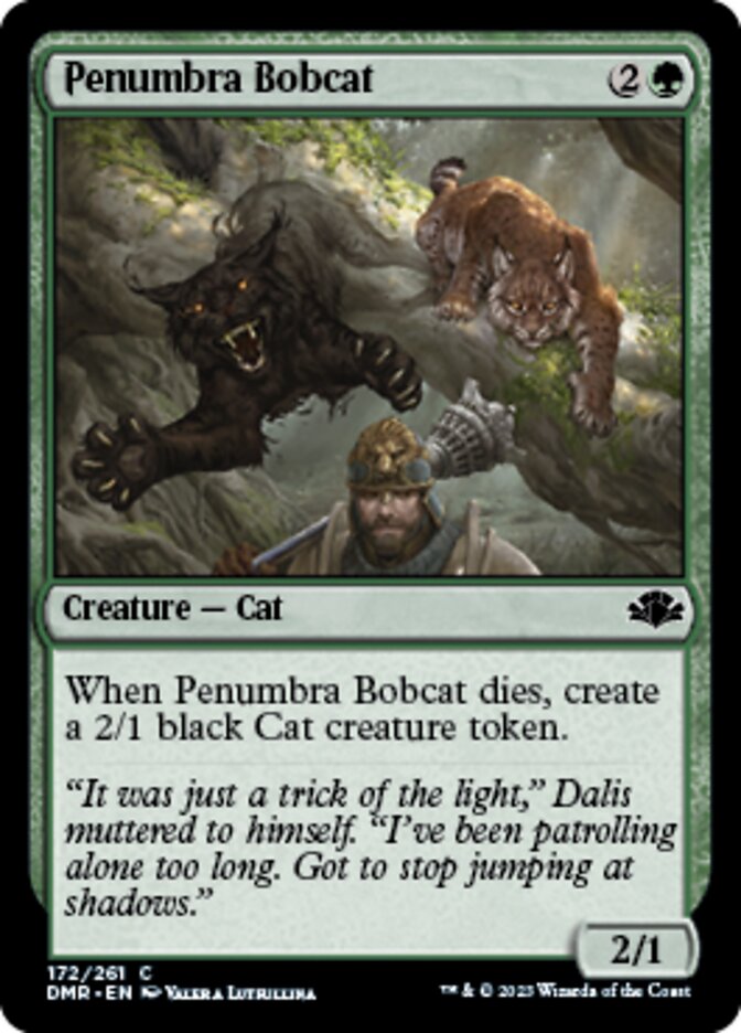 Penumbra Bobcat [Dominaria Remastered] | Exor Games Truro