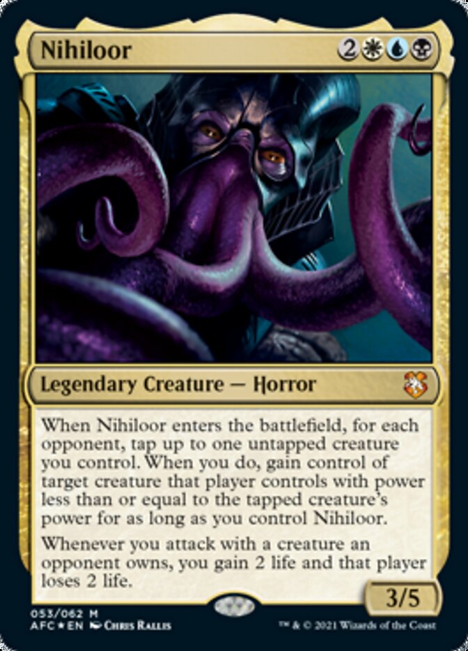 Nihiloor [Dungeons & Dragons: Adventures in the Forgotten Realms Commander] | Exor Games Truro