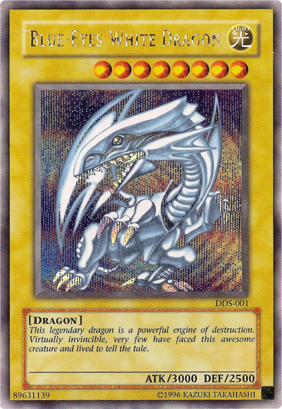 Blue-Eyes White Dragon (Dark Duel Stories) [DDS-001] Secret Rare | Exor Games Truro