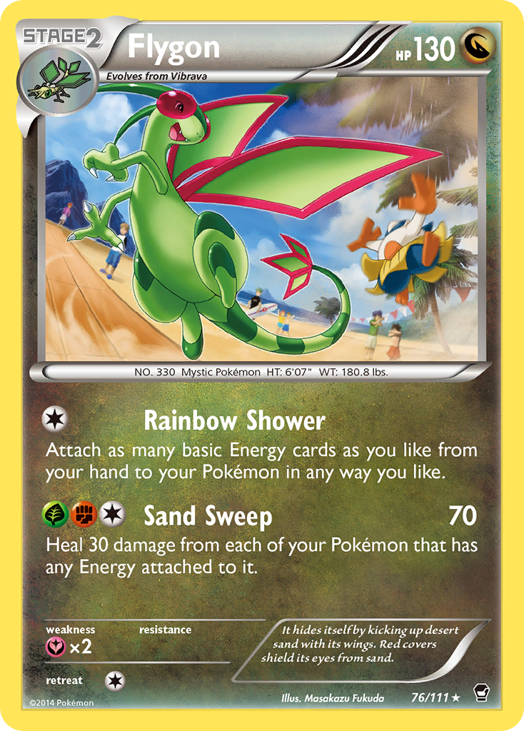 Flygon (76/111) [XY: Furious Fists] | Exor Games Truro