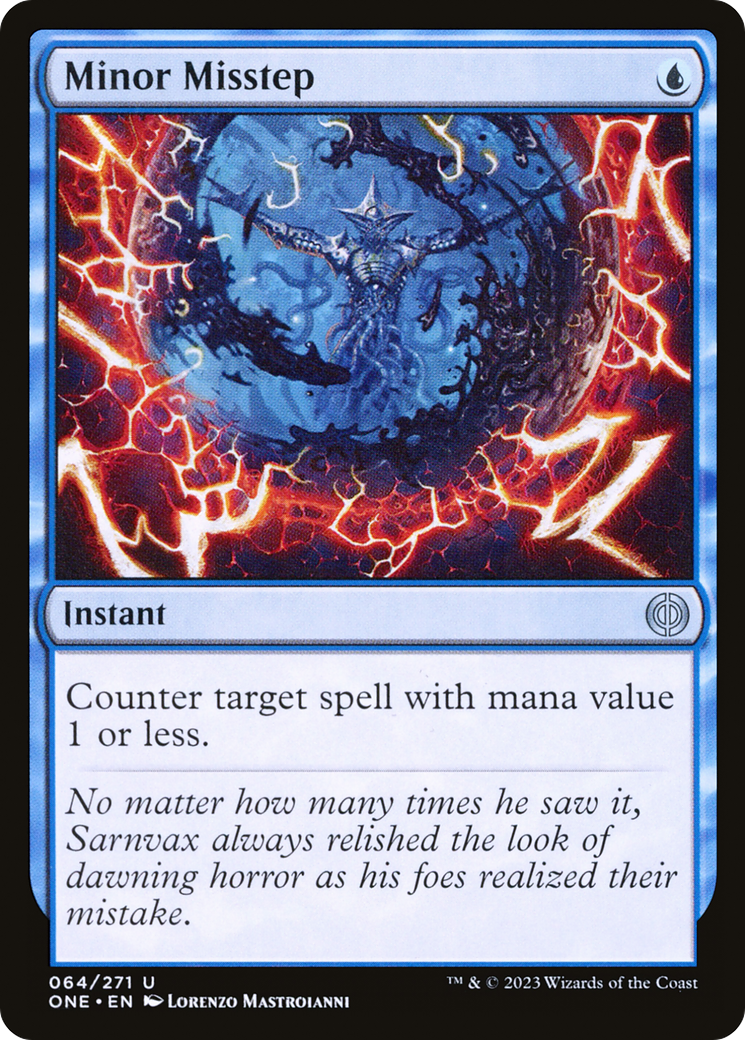 Minor Misstep [Phyrexia: All Will Be One] | Exor Games Truro