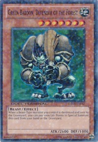 Green Baboon, Defender of the Forest [DT03-EN057] Common | Exor Games Truro