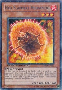 Neo Flamvell Hedgehog [DT04-EN062] Rare | Exor Games Truro