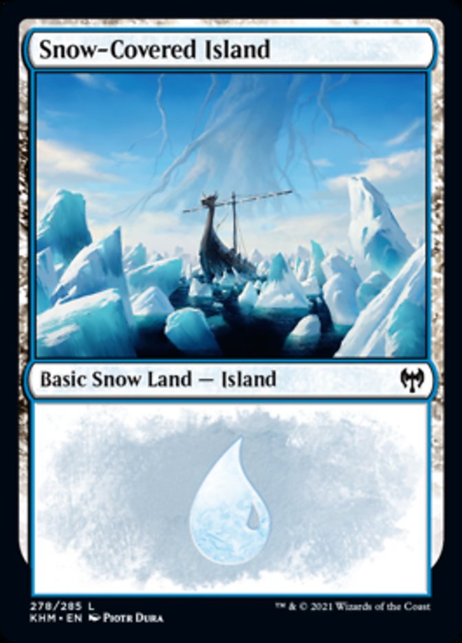 Snow-Covered Island (278) [Kaldheim] | Exor Games Truro