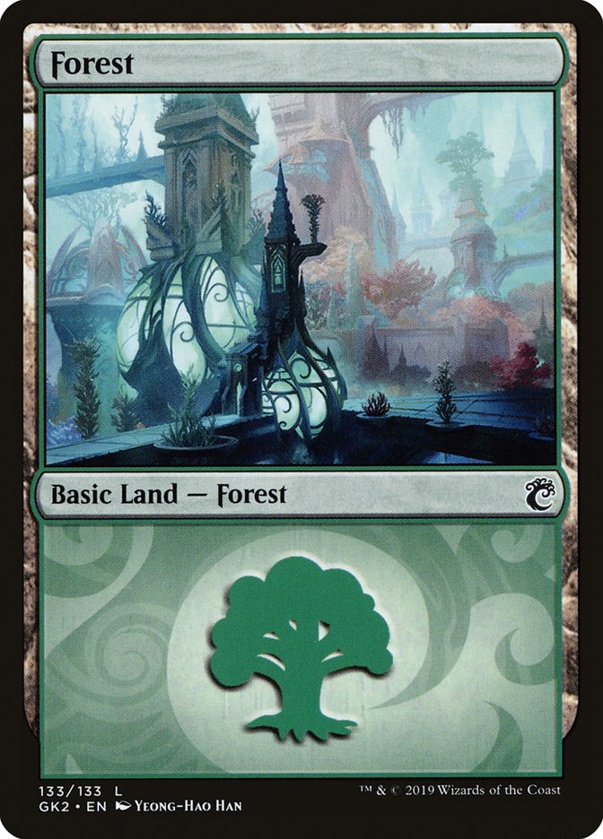 Forest (133) [Ravnica Allegiance Guild Kit] | Exor Games Truro