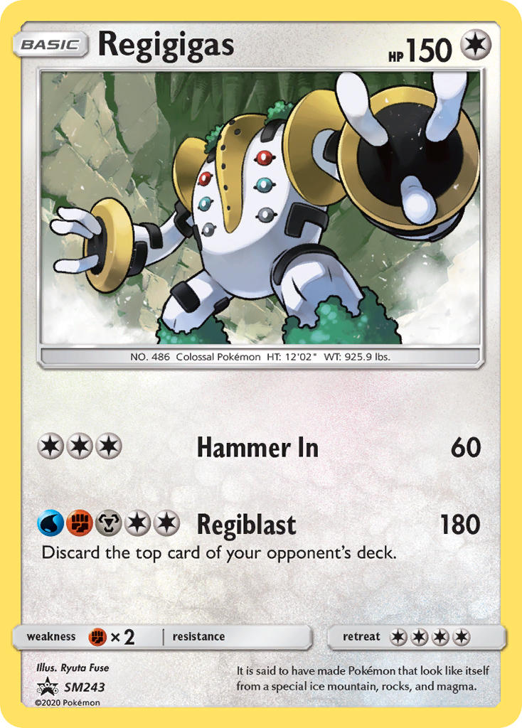 Regigigas (SM243) [Sun & Moon: Black Star Promos] | Exor Games Truro