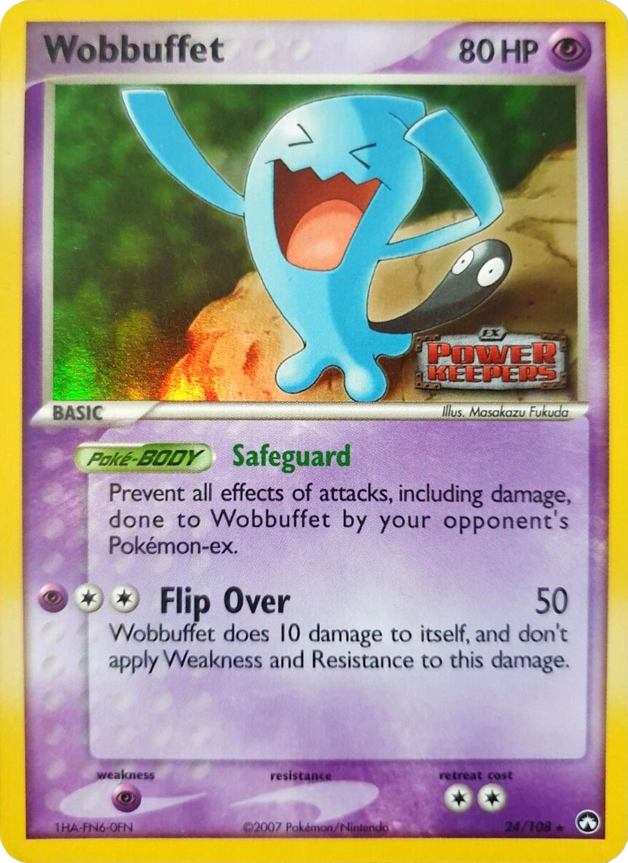 Wobbuffet (24/108) (Stamped) [EX: Power Keepers] | Exor Games Truro