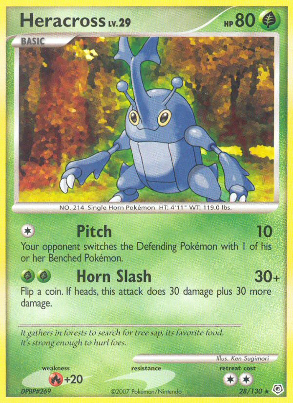 Heracross (28/130) [Diamond & Pearl: Base Set] | Exor Games Truro