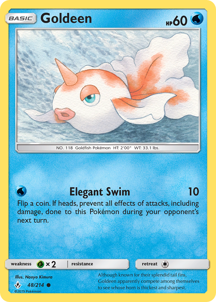 Goldeen (48/214) [Sun & Moon: Unbroken Bonds] | Exor Games Truro