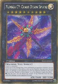 Number C9: Chaos Dyson Sphere [PGLD-EN022] Gold Secret Rare | Exor Games Truro