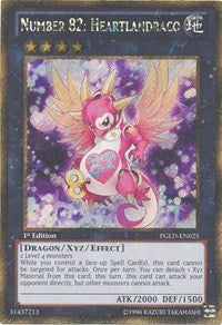 Number 82: Heartlandraco [PGLD-EN025] Gold Secret Rare | Exor Games Truro