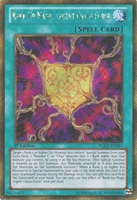 Rank-Up-Magic Argent Chaos Force [PGLD-EN027] Gold Secret Rare | Exor Games Truro