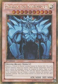 Obelisk the Tormentor [PGLD-EN030] Gold Secret Rare | Exor Games Truro