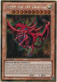 Slifer the Sky Dragon [PGLD-EN032] Gold Secret Rare | Exor Games Truro