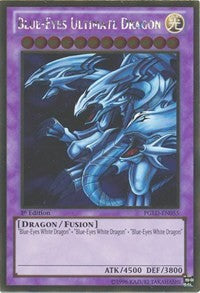 Blue-Eyes Ultimate Dragon [PGLD-EN055] Gold Rare | Exor Games Truro