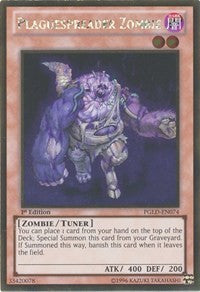 Plaguespreader Zombie [PGLD-EN074] Gold Rare | Exor Games Truro