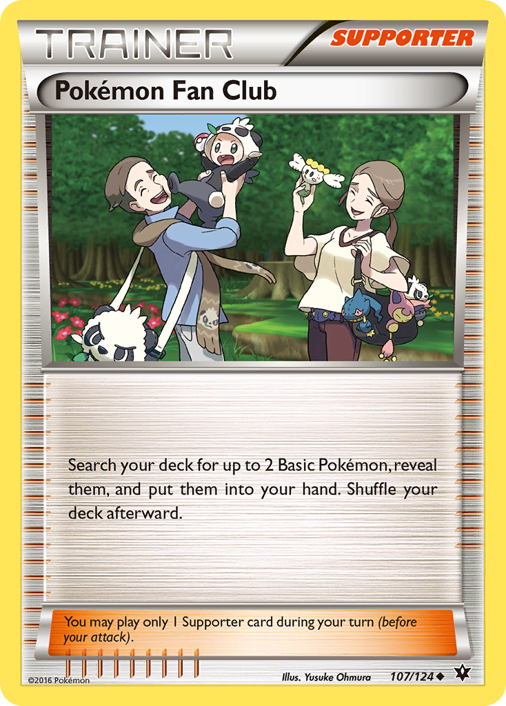 Pokemon Fan Club (107/124) [XY: Fates Collide] | Exor Games Truro