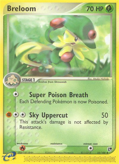 Breloom (33/100) [EX: Sandstorm] | Exor Games Truro