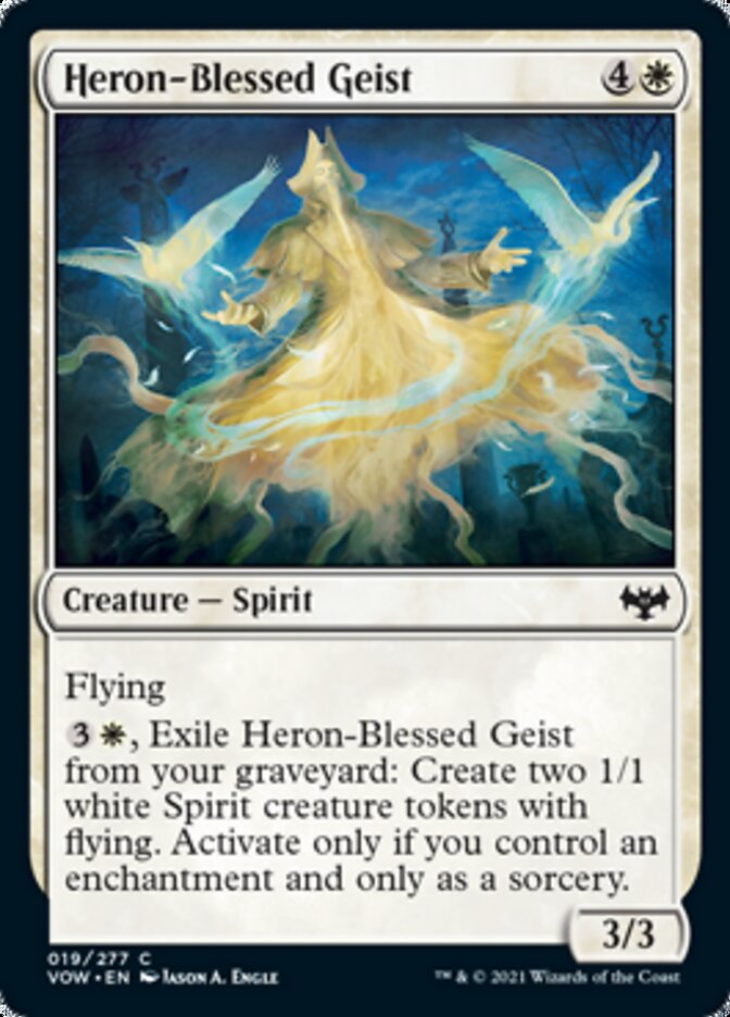 Heron-Blessed Geist [Innistrad: Crimson Vow] | Exor Games Truro