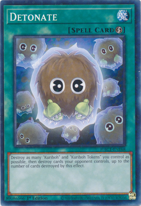Detonate (Duel Terminal) [HAC1-EN168] Common | Exor Games Truro