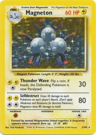 Magneton (9/102) [Base Set Unlimited] | Exor Games Truro