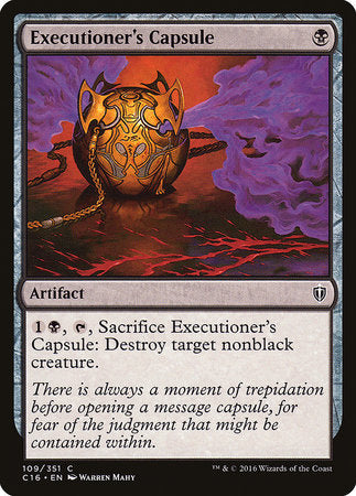Executioner's Capsule [Commander 2016] | Exor Games Truro