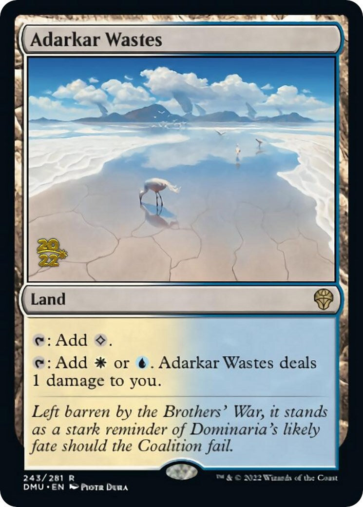 Adarkar Wastes [Dominaria United Prerelease Promos] | Exor Games Truro