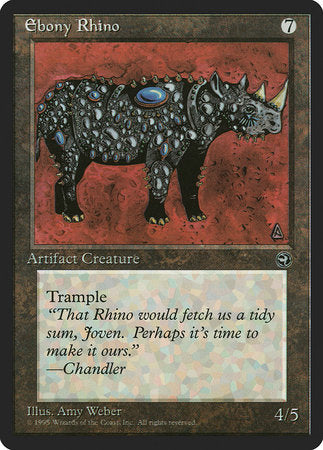 Ebony Rhino [Homelands] | Exor Games Truro