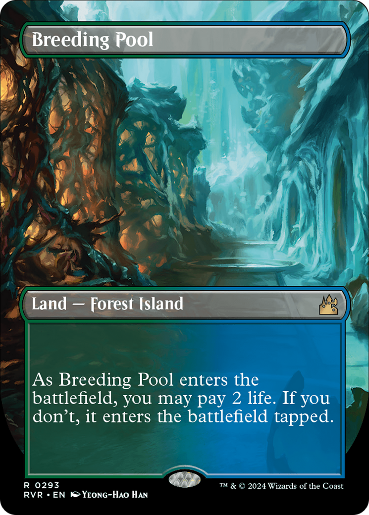 Breeding Pool (Borderless) [Ravnica Remastered] | Exor Games Truro