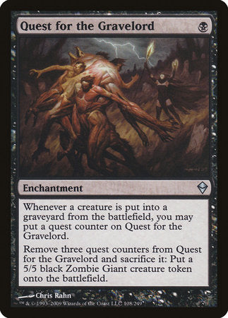 Quest for the Gravelord [Zendikar] | Exor Games Truro