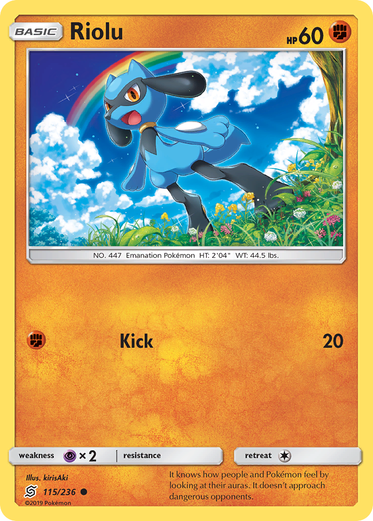 Riolu (115/236) [Sun & Moon: Unified Minds] | Exor Games Truro