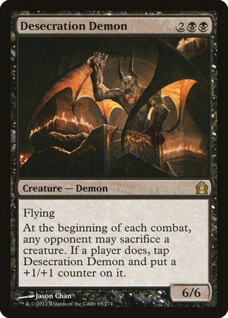 Desecration Demon [Return to Ravnica] | Exor Games Truro
