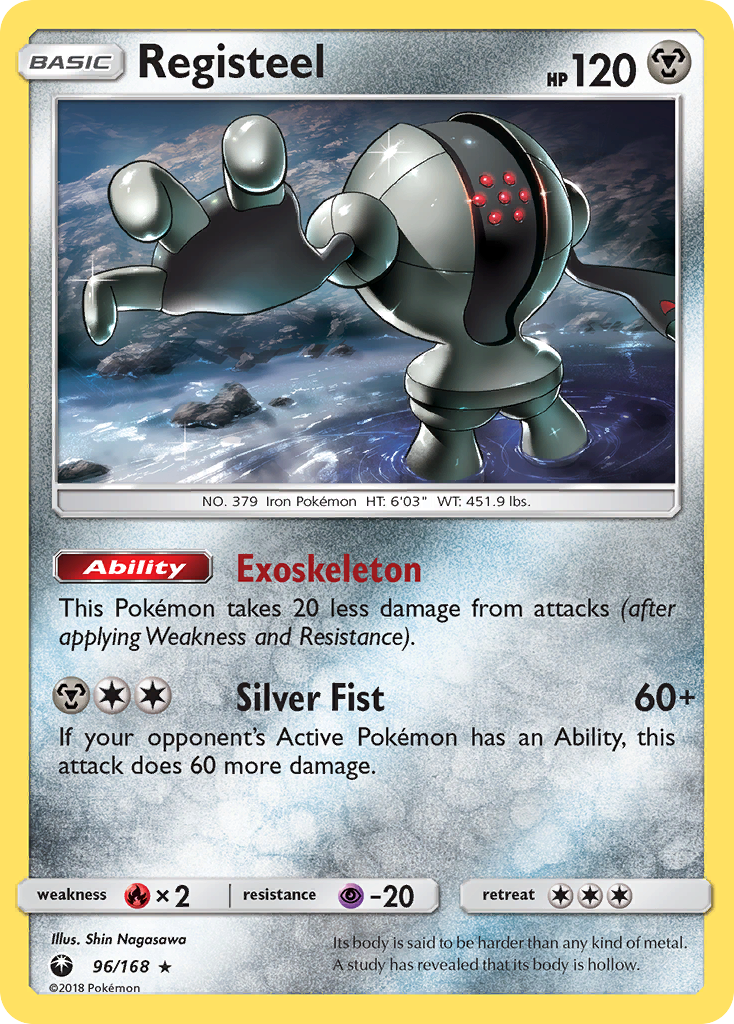 Registeel (96/168) [Sun & Moon: Celestial Storm] | Exor Games Truro