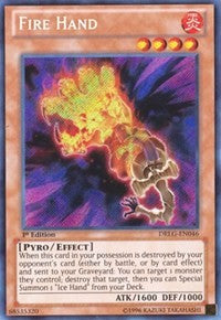 Fire Hand [DRLG-EN046] Secret Rare | Exor Games Truro