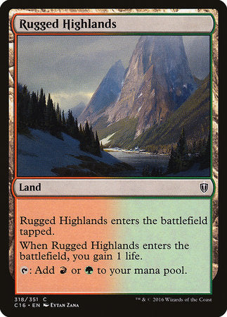 Rugged Highlands [Commander 2016] | Exor Games Truro