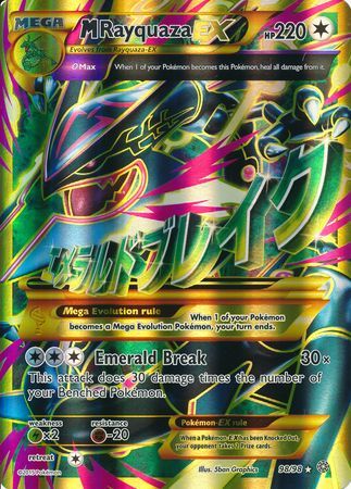 M Rayquaza EX (98/98) (Jumbo Card) [XY: Ancient Origins] | Exor Games Truro