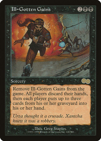 Ill-Gotten Gains [Urza's Saga] | Exor Games Truro