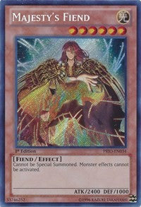 Majesty's Fiend [PRIO-EN034] Secret Rare | Exor Games Truro