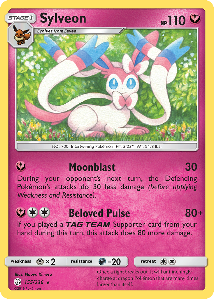 Sylveon (155/236) [Sun & Moon: Cosmic Eclipse] | Exor Games Truro