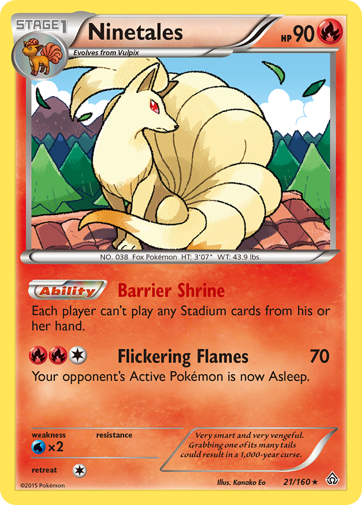 Ninetales (21/160) [XY: Primal Clash] | Exor Games Truro