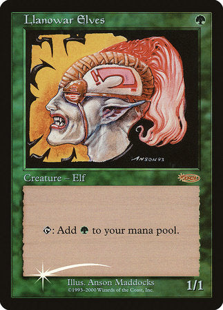 Llanowar Elves [Friday Night Magic 2000] | Exor Games Truro