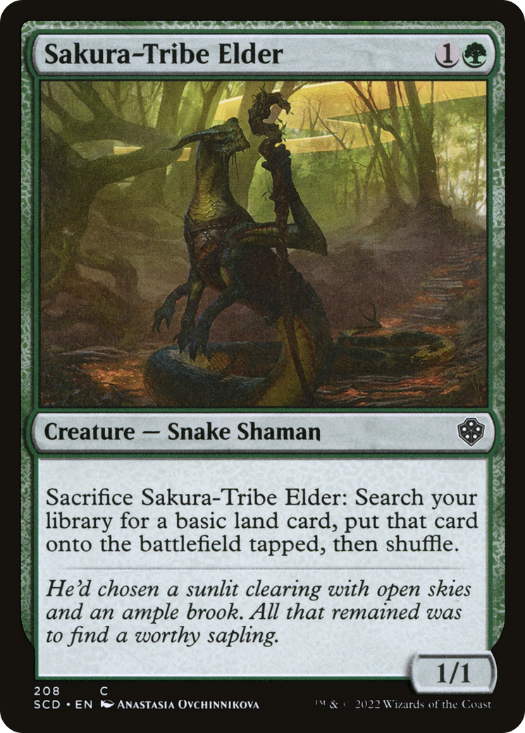 Sakura-Tribe Elder [Starter Commander Decks] | Exor Games Truro